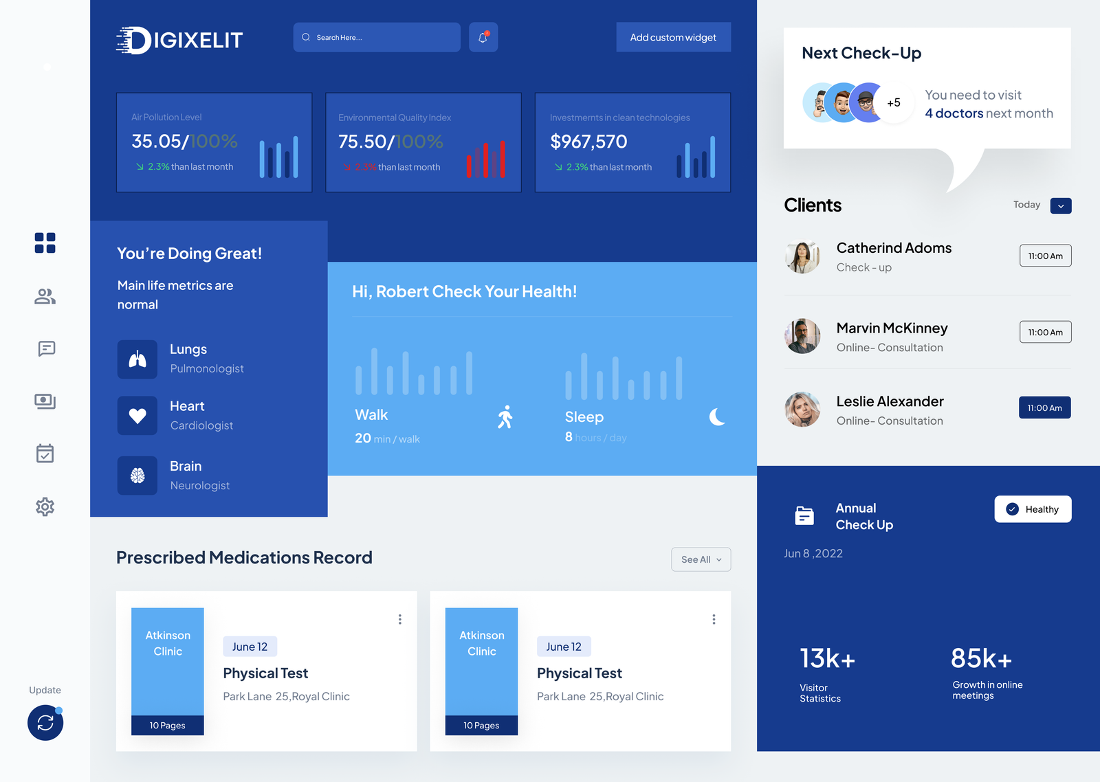 Medical Dashboard